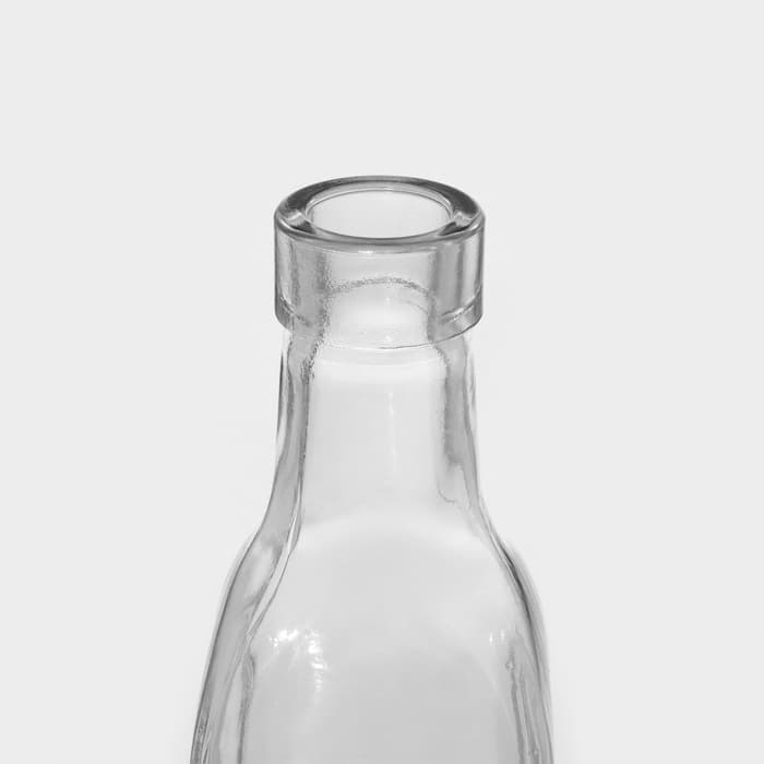 Бутылка для соусов и масла Доляна «Олива», 500 мл, 6×29 см, стекло, прозрачная