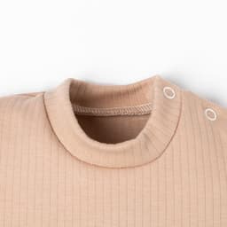 Костюм детский (футболка, брюки) «Крошка Я» BASIC LINE, рост 62-68 см, бежевый