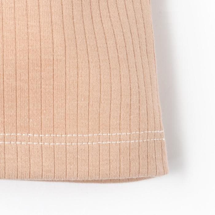 Костюм детский (футболка, брюки) «Крошка Я» BASIC LINE, рост 62-68 см, бежевый