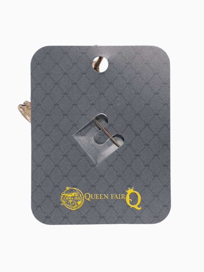 Брошь «Рыбка» петушок, цвет красно-золотой в золоте