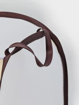 Корзина для игрушек Доляна «Зайка», складная, 32×32×52 см, коричневая