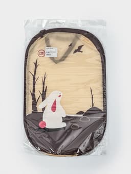 Корзина для игрушек Доляна «Зайка», складная, 32×32×52 см, коричневая