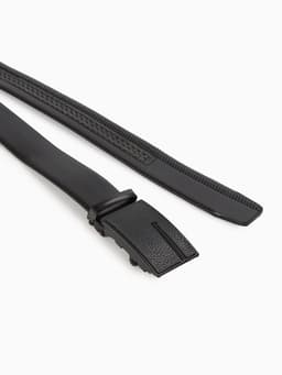 Ремень мужской, ширина 3.5 см, пряжка автомат, чёрный, МИКС