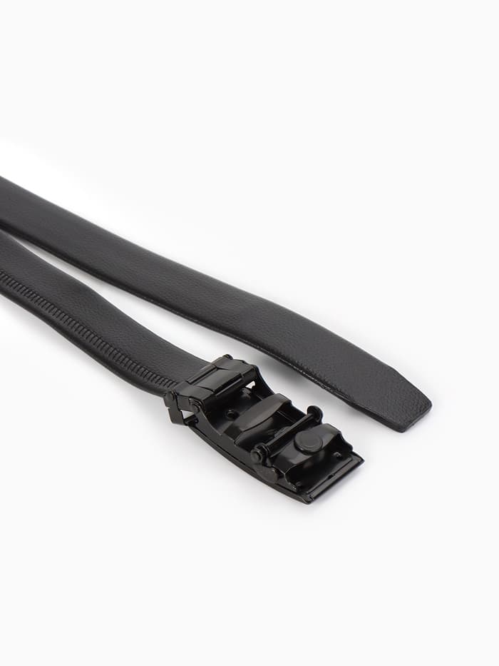 Ремень мужской, ширина 3.5 см, пряжка автомат, чёрный, МИКС