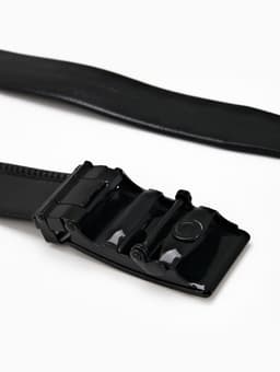 Ремень мужской, ширина 3.5 см, пряжка автомат, чёрный, МИКС