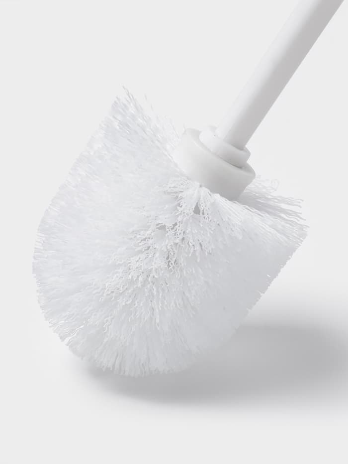 Ёршик для унитаза с подставкой «Классик», 10×13×32 см, белый