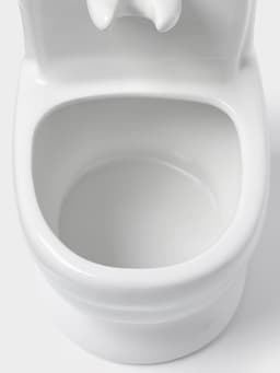 Ёршик для унитаза с подставкой «Классик», 10×13×32 см, белый