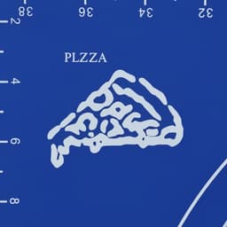 Коврик для выпечки и раскатки теста с разметкой Доляна «Эрме», силикон, 40×30 см, синий