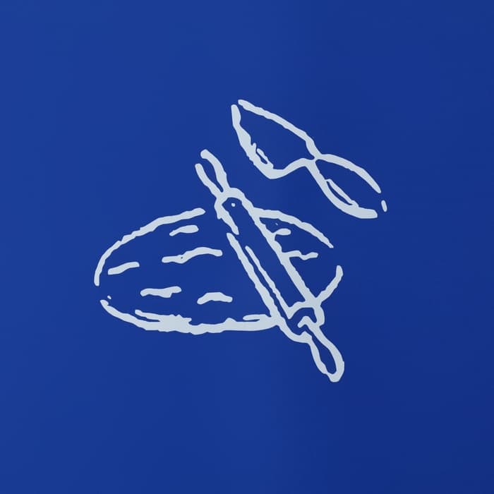 Коврик для выпечки и раскатки теста с разметкой Доляна «Эрме», силикон, 40×30 см, синий