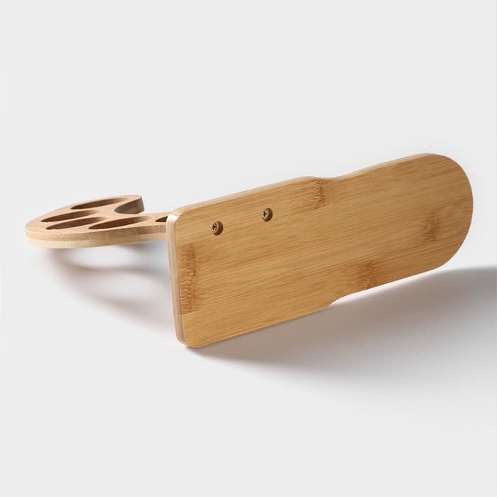 Набор для специй и соусов BellaTenero, 8 предметов: 2 ёмкости 250 мл, 5 баночек для специй, на бамбуковой подставке, фарфор, белый