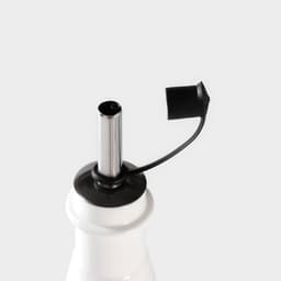 Набор для специй и соусов BellaTenero, 8 предметов: 2 ёмкости 250 мл, 5 баночек для специй, на бамбуковой подставке, фарфор, белый