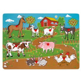 Рамка - вкладыш Лесная мастерская «Весёлая ферма», 8 элементов