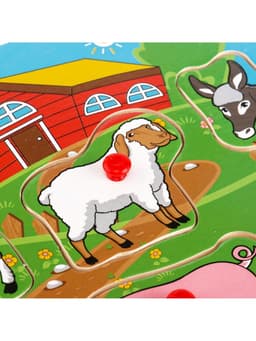 Рамка - вкладыш Лесная мастерская «Весёлая ферма», 8 элементов