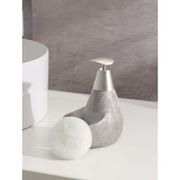 Дозатор для моющего средства с подставкой для губки Доляна «Африка», 350 мл, серый