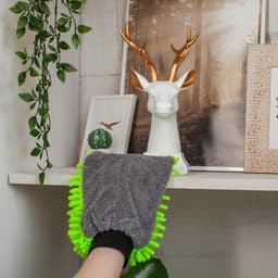 Варежка для деликатной уборки Raccoon, 22×15 см, 47 г, микрофибра букли двухсторонняя