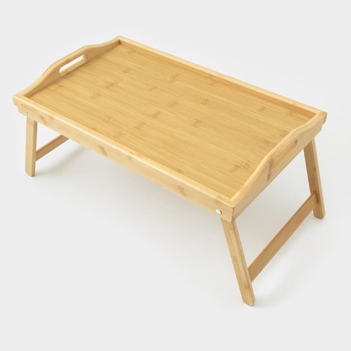 Столик - поднос для завтрака со складными ножками Катунь, 50×30×23 см, бамбук