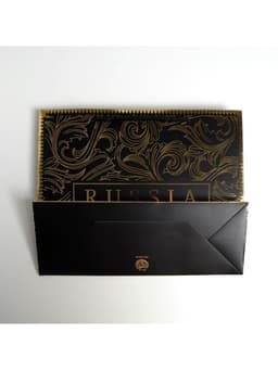Пакет подарочный, упаковка, «Gold Russia», 32×26×12 см