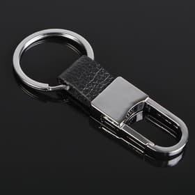 Брелок для автомобильных ключей Cartage, зажим с петлёй, хром