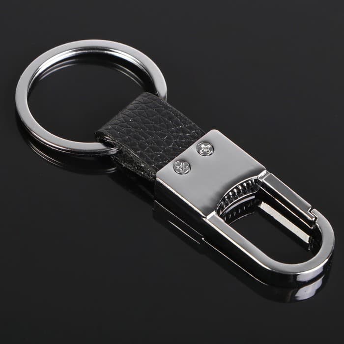 Брелок для автомобильных ключей Cartage, зажим с петлёй, хром