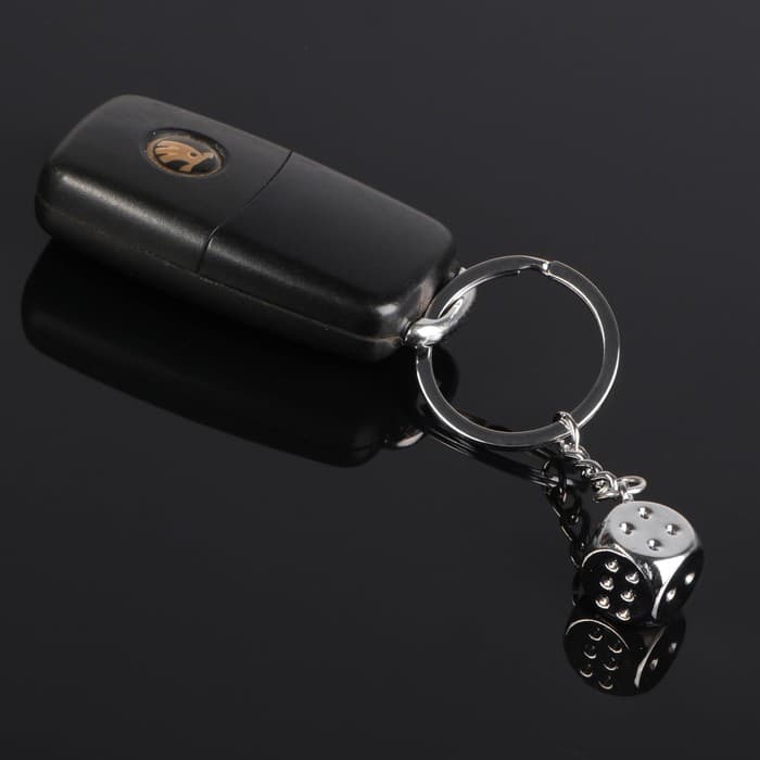 Брелок для ключей Cartage, «Кость на удачу», хром