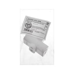 Тройник компактный с разъёмами под плоскую вилку, 10 А, без заземления, 220 В, белый