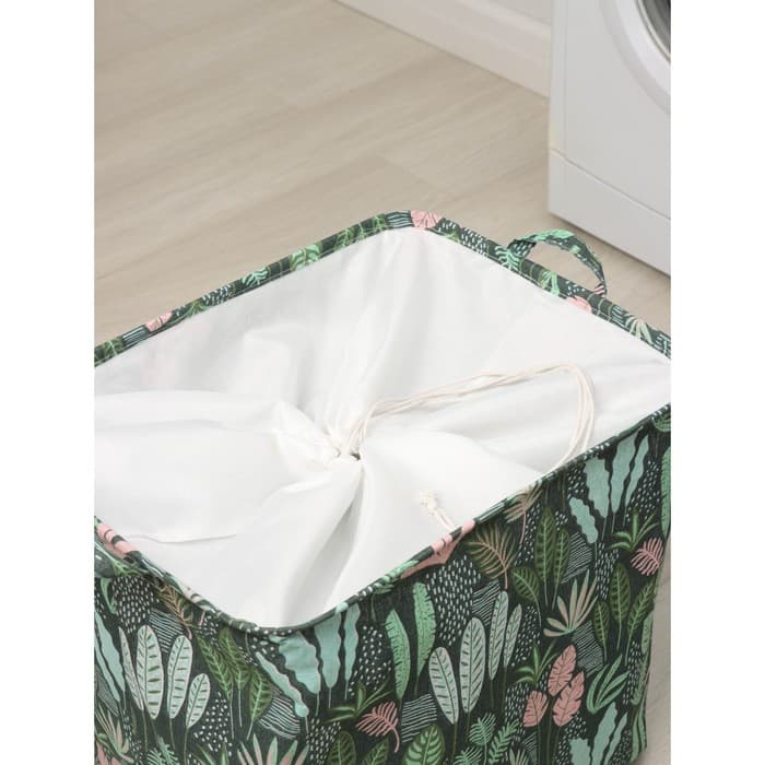 Корзина для белья Доляна «Джунгли», 50×40 см, с затяжкой
