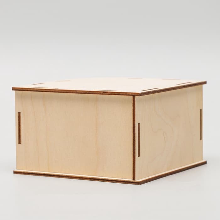 Домик для грызунов, 13×13×8 см, дерево