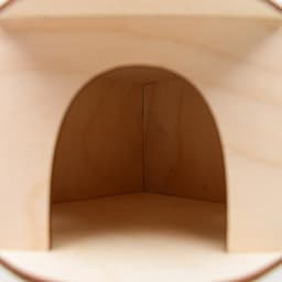 Домик для грызунов, 13×13×8 см, дерево