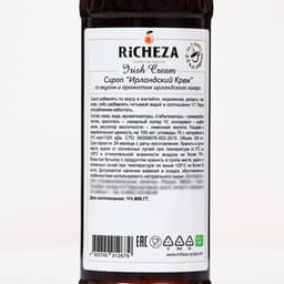 Сироп RICHEZA «Ирландский Крем» 0.33 л
