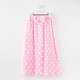 Набор для бани и ванной «Этель. Горох», полотенце - парео 75×120 см, повязка, розовый