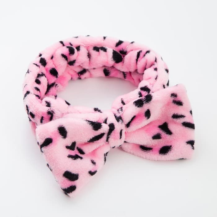 Набор для бани и ванной «Этель. Кошечка», полотенце- парео 75×120 см, повязка на голову, розовый