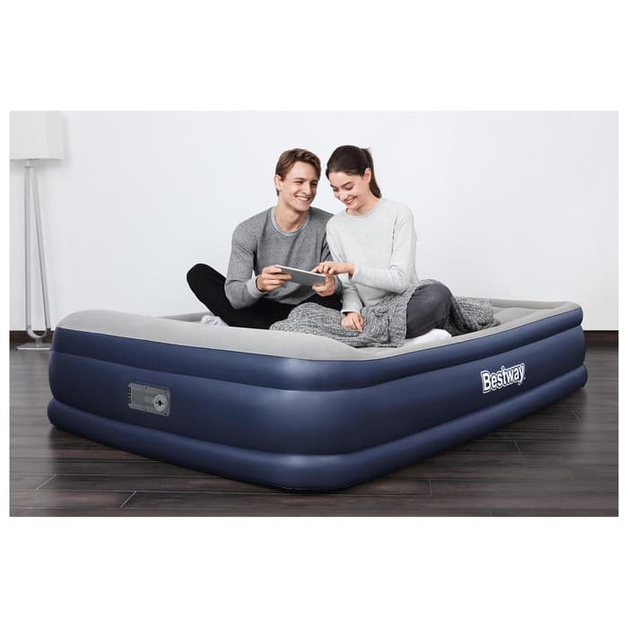 Кровать надувная Queen, 203×152×46 см, со встроенным электронасосом, 67630 Bestway