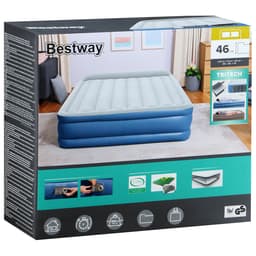 Кровать надувная Queen, 203×152×46 см, со встроенным электронасосом, 67630 Bestway