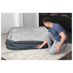 Кровать надувная Fortech, 203×152×46 см, со встроенным электронасосом, 69075 Bestway