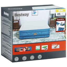 Кровать надувная Fortech, 203×152×46 см, со встроенным электронасосом, 69075 Bestway