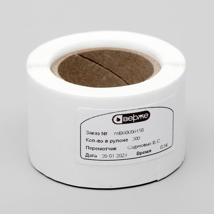 Наклейка прозрачная 3.8×3.8 см, 300 шт.