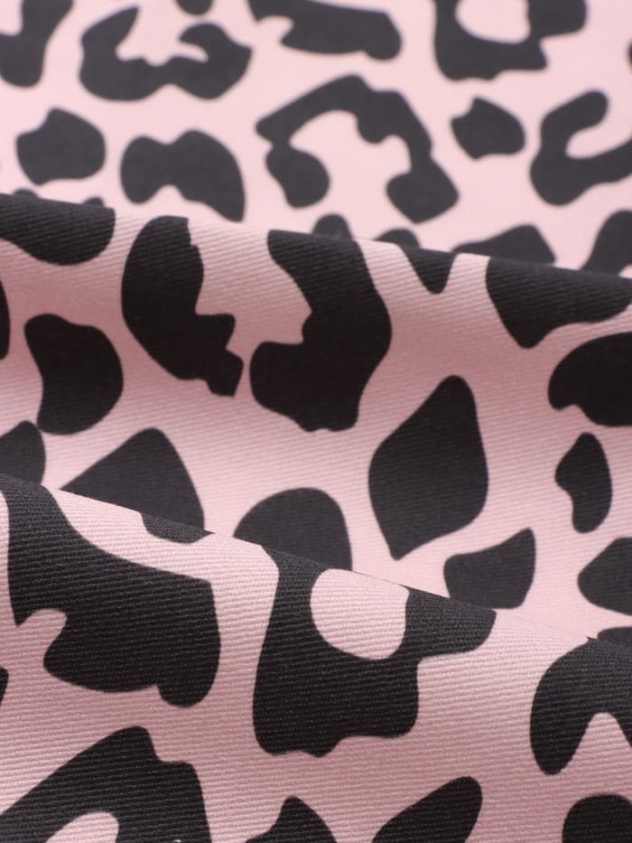 Дорожка на стол «Этель» Beauty 30×70 см, 100% хлопок, саржа 190 г/м², розовая/чёрная