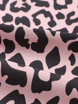 Дорожка на стол «Этель» Beauty 30×70 см, 100% хлопок, саржа 190 г/м², розовая/чёрная