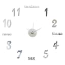 Часы настенные интерьерные «Эмин», 3D, наклейка, d=50 см, цифры 7.5×5 см