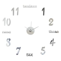 Часы настенные интерьерные «Эмин», 3D, наклейка, d=50 см, цифры 7.5×5 см