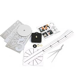 Часы настенные интерьерные «Эмин», 3D, наклейка, d=50 см, цифры 7.5×5 см