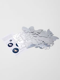 Зеркало настенное «Бабочки», на клеевой основе, акриловое, 20 шт., разный размер