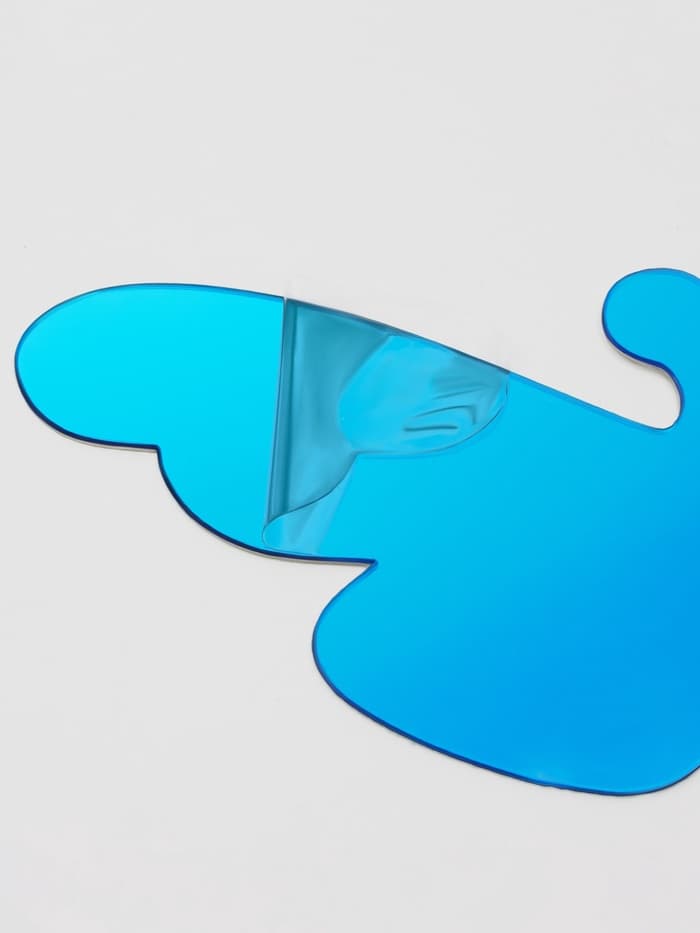 Зеркало настенное «Бабочки», на клеевой основе, акриловое, 36 шт., синее