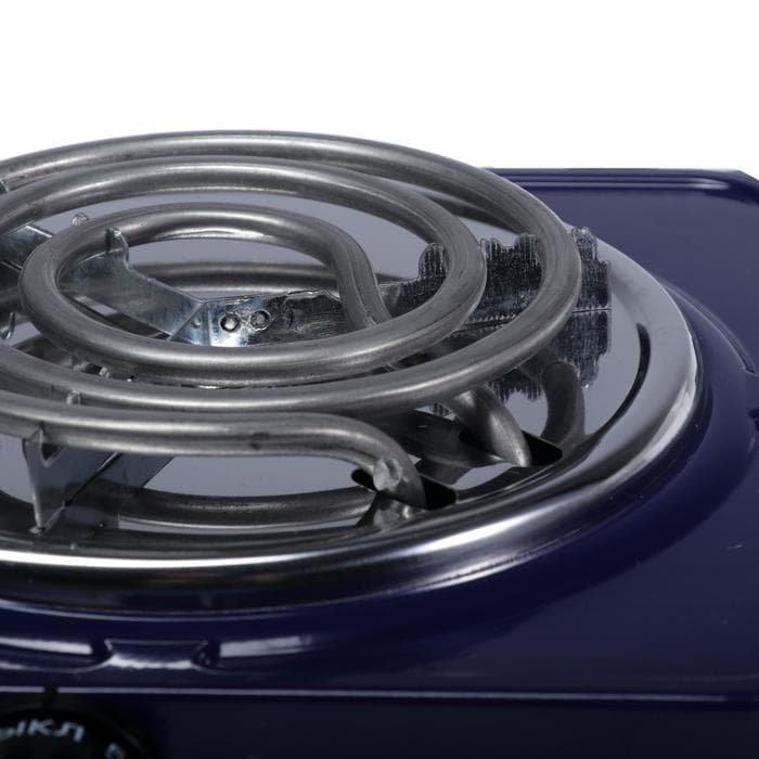 Плитка электрическая HOMESTAR HS-1103, 1000 Вт, 1 конфорка, цвет сапфир