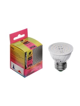 Фитолампа для растений Luazon Lighting, светодиодная, E27, 3.5 Вт, IP44, 220 В, 270°, биколорная