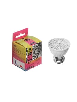 Фитолампа для растений Luazon, светодиодная, E27, 4.5 Вт, IP44, 220 В, 270°, биколорная