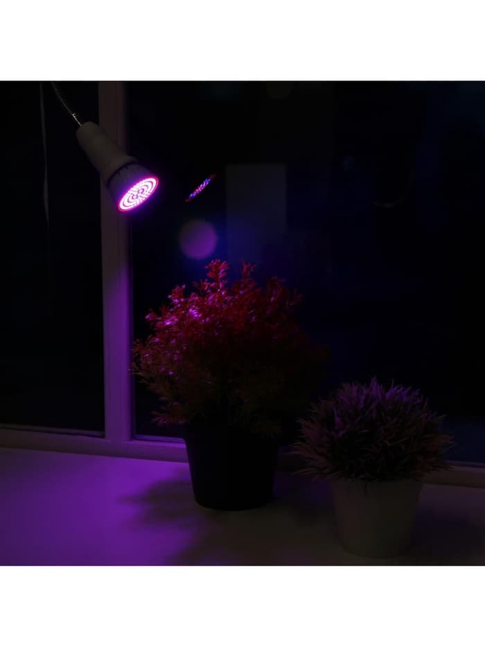 Фитолампа для растений Luazon, светодиодная, E27, 6 Вт, IP44, 220 В, 270°, биколорная