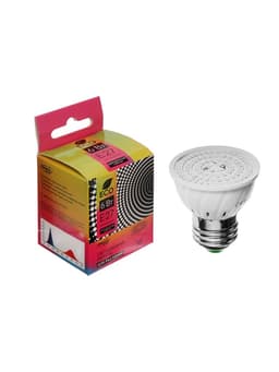 Фитолампа для растений Luazon, светодиодная, E27, 6 Вт, IP44, 220 В, 270°, биколорная