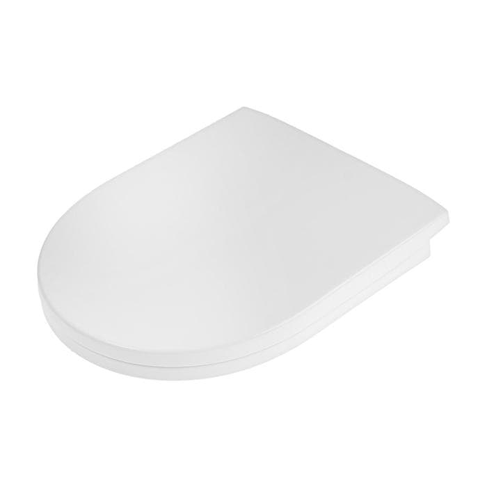 Сиденье для унитаза «АНИ Пласт» WS0300, крепление пластик, белое