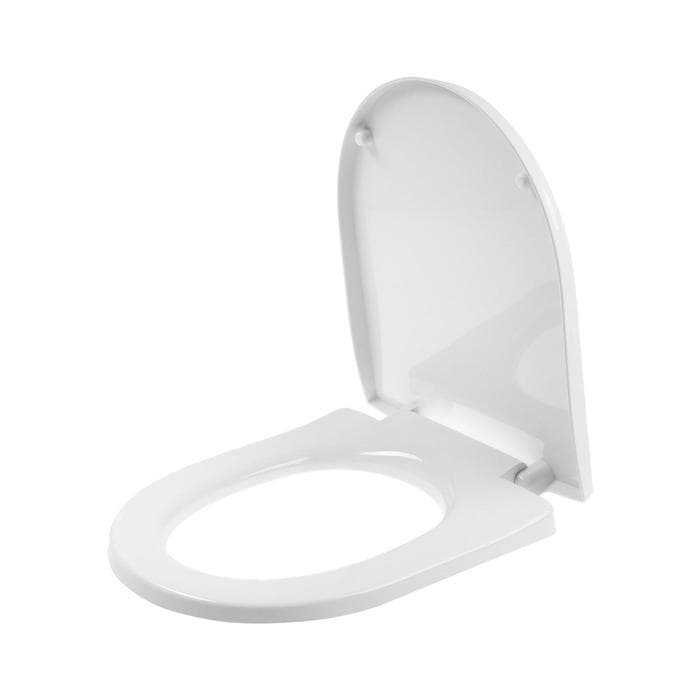 Сиденье для унитаза «АНИ Пласт» WS0300, крепление пластик, белое